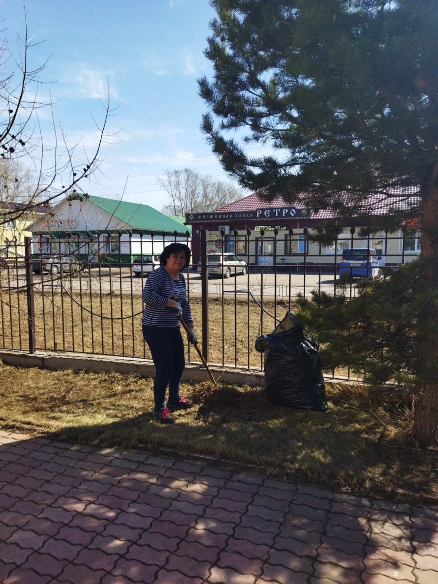 На территории больницы ЧУЗ «РЖД-Медицина пгт. Саянский» прошел апрельский  субботник – ДОРПРОФЖЕЛ на Красноярской Железной Дороге | Профсоюз РЖД  Красноярск